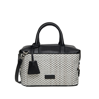 Lavendar Kadın Örgülü Deri Kol Çantası