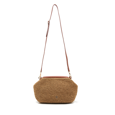 Lazuli Bej Kadın Hasır Clutch