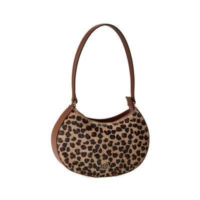 Leana Kahve Leopar Baskılı Kadın Çanta