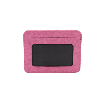 Lenora Pembe Kadın Deri Kartlık