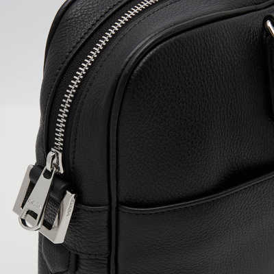 Leoda Siyah Erkek Deri Evrak Çantası