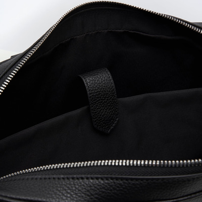 Leoda Siyah Erkek Deri Evrak Çantası