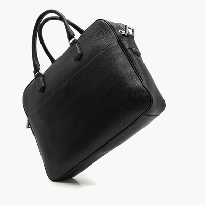 Leoda Siyah Erkek Deri Evrak Çantası