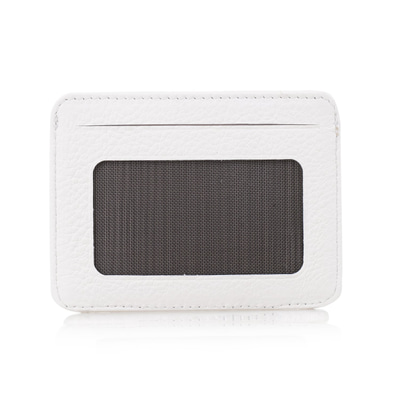 Lerona Beyaz Deri Kartlık