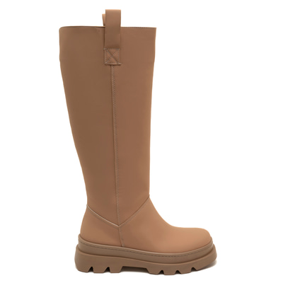 Liana Krem Kadın Çizme