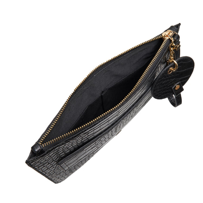 Liana Siyah Kadın Clutch Çanta