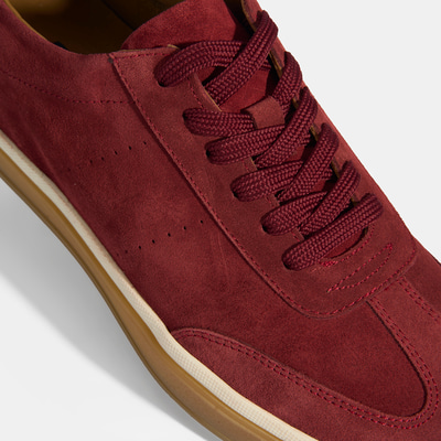 Lianra Bordo Erkek Süet Bağcıklı Günlük Ayakkabı