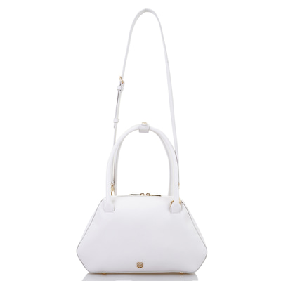 Lillesol Beyaz Kadın Deri Omuz Çantası