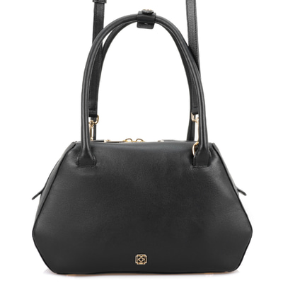 Lillesol Siyah Kadın Deri Omuz Çantası
