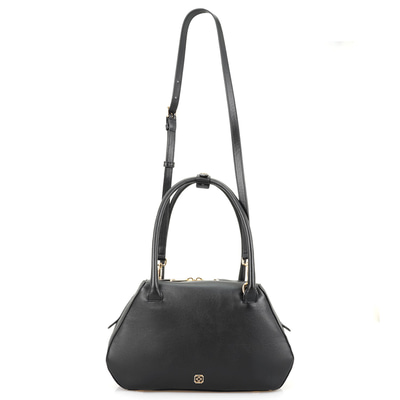 Lillesol Siyah Kadın Deri Omuz Çantası