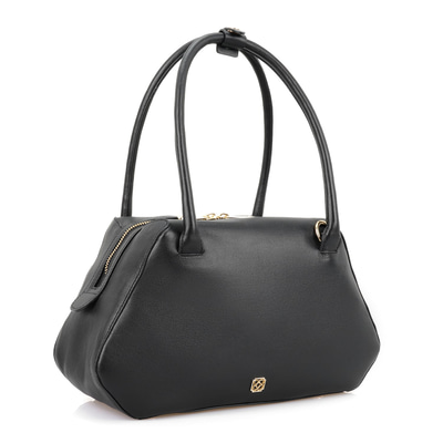 Lillesol Siyah Kadın Deri Omuz Çantası