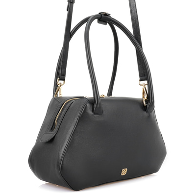 Lillesol Siyah Kadın Deri Omuz Çantası
