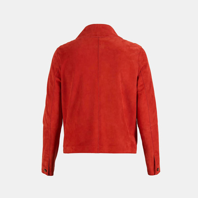 Limited Edition Kadın Kırmızı Süet Kısa Ceket