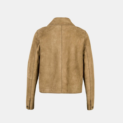 Limited Edition Kadın Vizon Süet Kısa Ceket