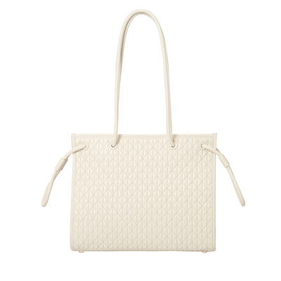 Linda Beyaz Kadın Deri Omuz Askılı Çanta