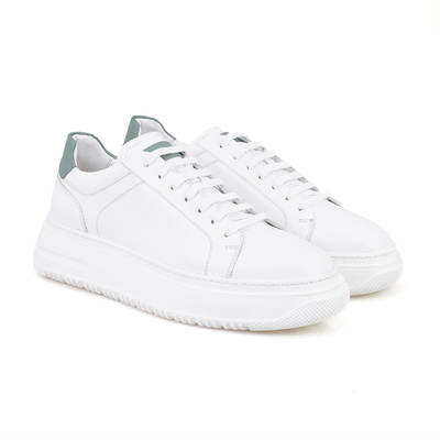Lindon Beyaz Erkek Deri Spor Ayakkabı