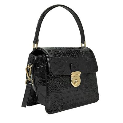 Lisare Kadın Kroko Baskılı Deri Omuz Askılı Çanta