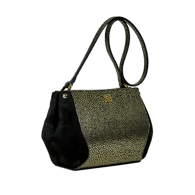 Lora Kadın Yılan Baskılı Deri Gece Çantası