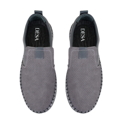 Lowell Gri Erkek Günlük Nubuk Deri Ayakkabı