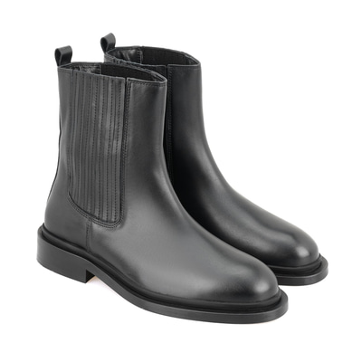 Luana Siyah Kadın Deri Bot