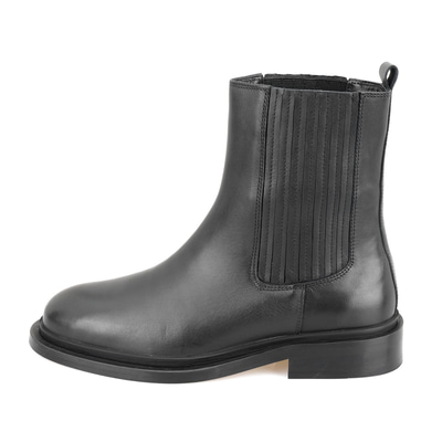 Luana Siyah Kadın Deri Bot