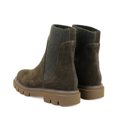 Luca Grossi Edda Yeşil Kadın Lastikli Chelsea Bot