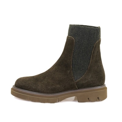 Luca Grossi Edda Yeşil Kadın Lastikli Chelsea Bot