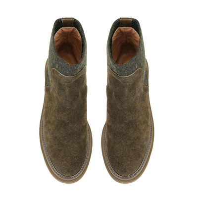 Luca Grossi Edda Yeşil Kadın Lastikli Chelsea Bot