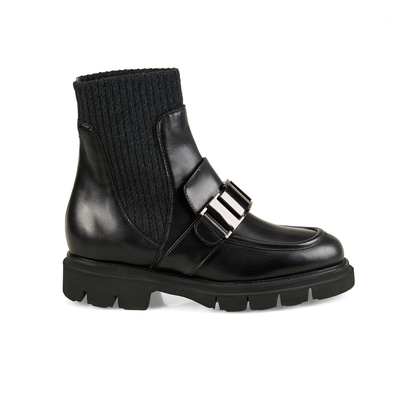 Luca Grossi Fosca Siyah Kadın Toka Detaylı Bot