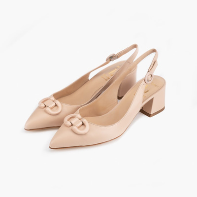 Luca Grossi Kadın Bej Topuklu Klasik Ayakkabı