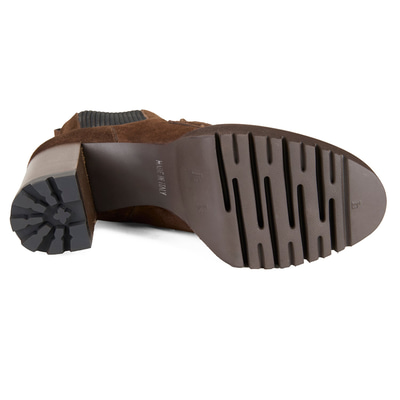 Luca Grossi Kadın Kahve Süet Topuklu Bot