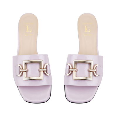 Luca Grossi Kadın Mor Topuklu Terlik