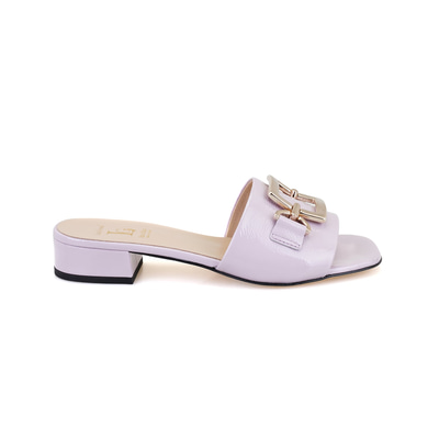 Luca Grossi Kadın Mor Topuklu Terlik