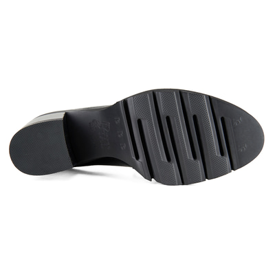 Luca Grossi Kadın Siyah Topuklu Deri Günlük Ayakkabı