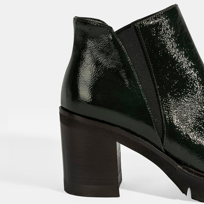 Luca Grossi Kadın Yeşil Platform Topuklu Rugan Bot