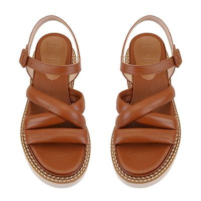 Luca Grossi Rachele Taba Kadın Ayarlanabilir Tokalı Sandalet