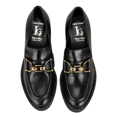 Luca Grossi Siyah Kadın Deri Günlük Ayakkabı