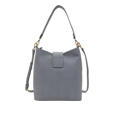 Luny Gri Kadın Deri Omuz Askılı Çanta