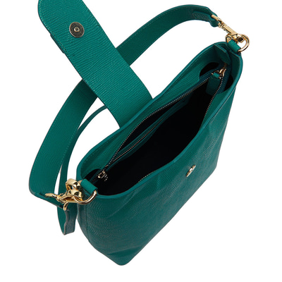 Luny Yeşil Kadın Deri Omuz Askılı Çanta