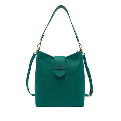 Luny Yeşil Kadın Deri Omuz Askılı Çanta