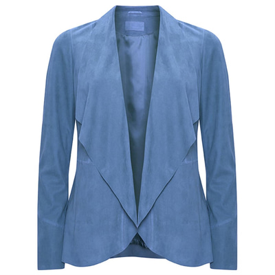 Magenta Kadın Şal Yaka Süet Ceket