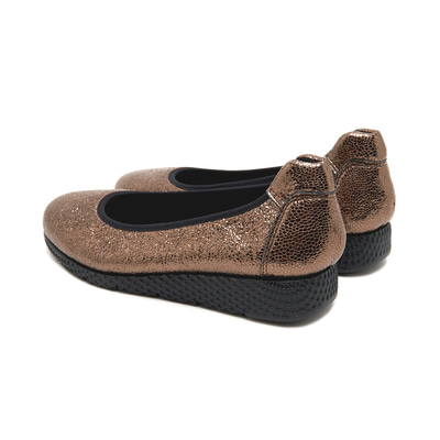 Maid Comfort Metalik Vizon Kadın Deri Günlük Ayakkabı