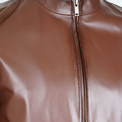 Manlio Kahve Erkek Deri Mont