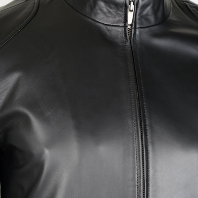 Manlio Siyah Erkek Deri Mont