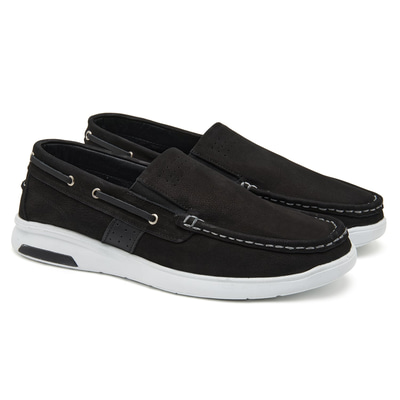 Mare Siyah Erkek Deri Loafer