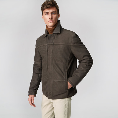 Marlon Erkek Çift Taraflı Deri Mont