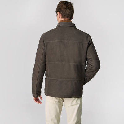 Marlon Erkek Çift Taraflı Deri Mont