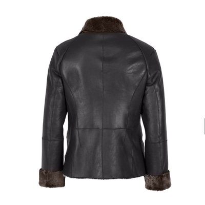 Matia Kahve Kadın Kürk Ceket