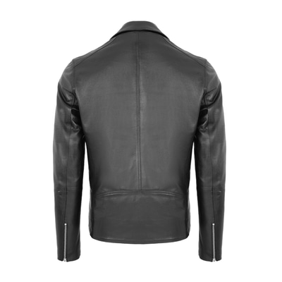 Matthew Siyah Erkek Deri Ceket