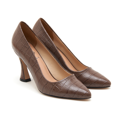 Maura Kadın Kroko Baskılı Deri Stiletto